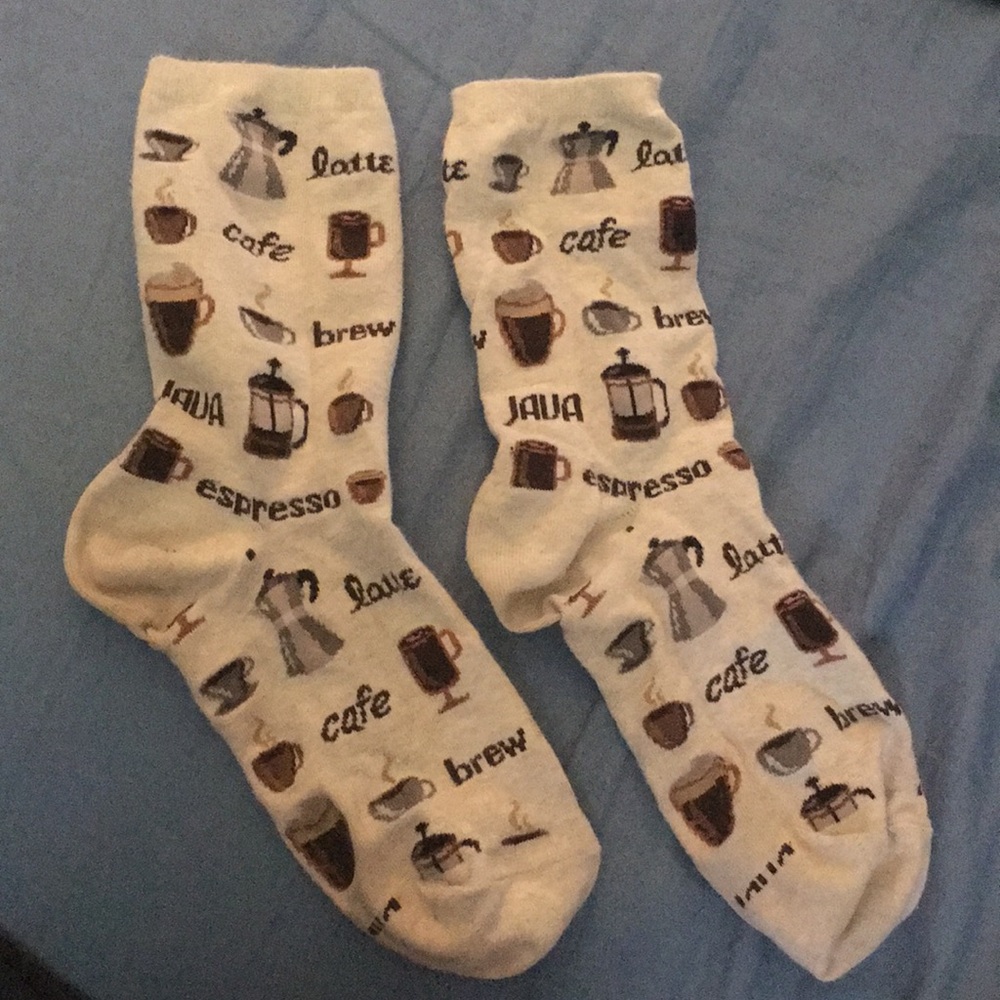 Tan coffee socks